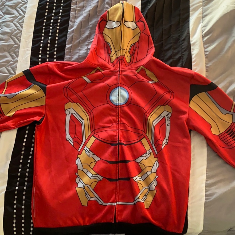 Ironman zip up with mask